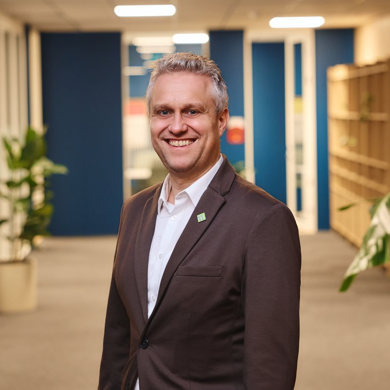 Portrett av Eirik Christensen, CEO i Eiendomskreditt